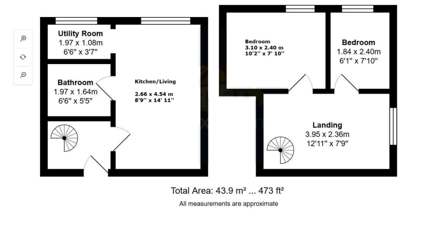 The Orange Suite - Sleeps 4 Apartment